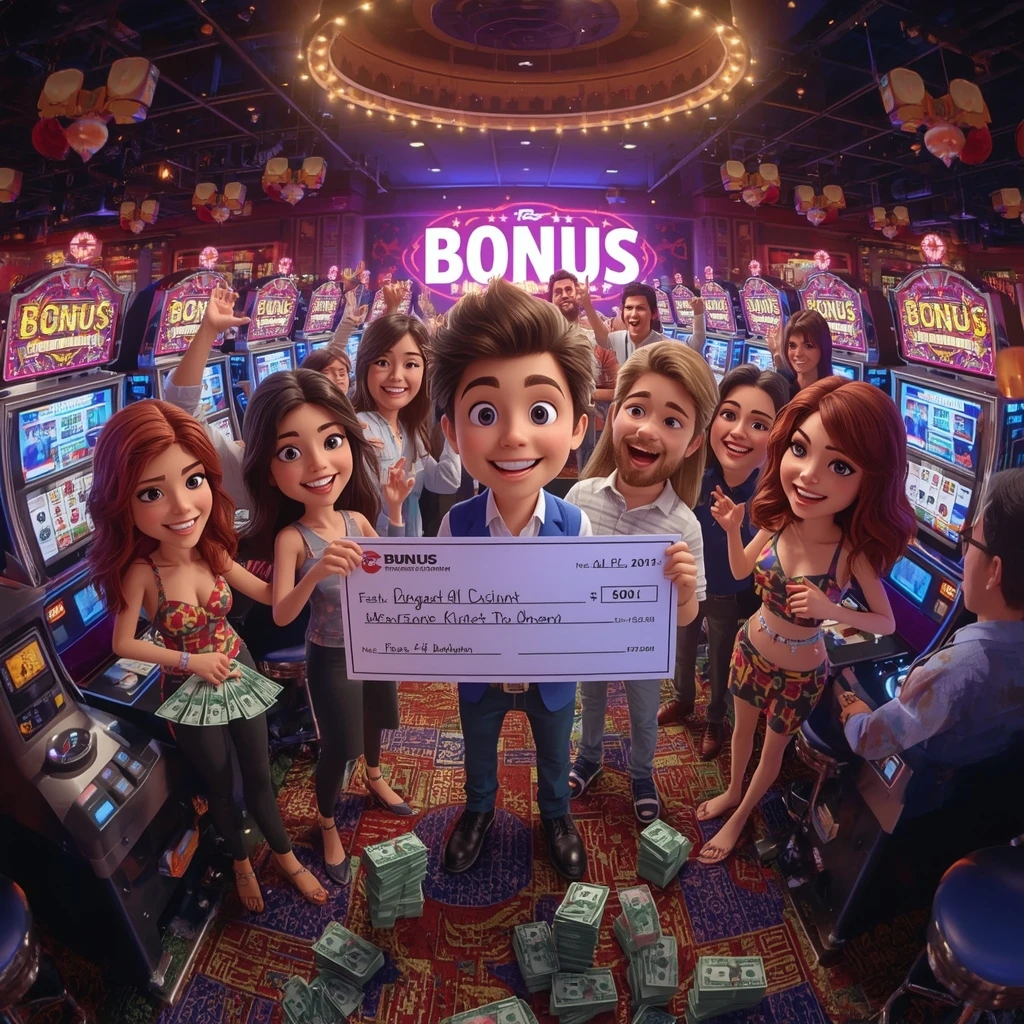 bonus dans les mains de l'homme au casino FELIXSPIN CASINO