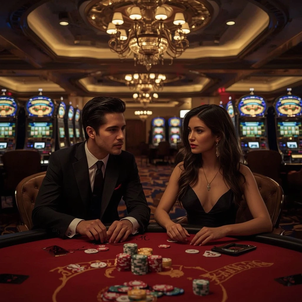 Deux joueurs de poker au Casino Felixspin